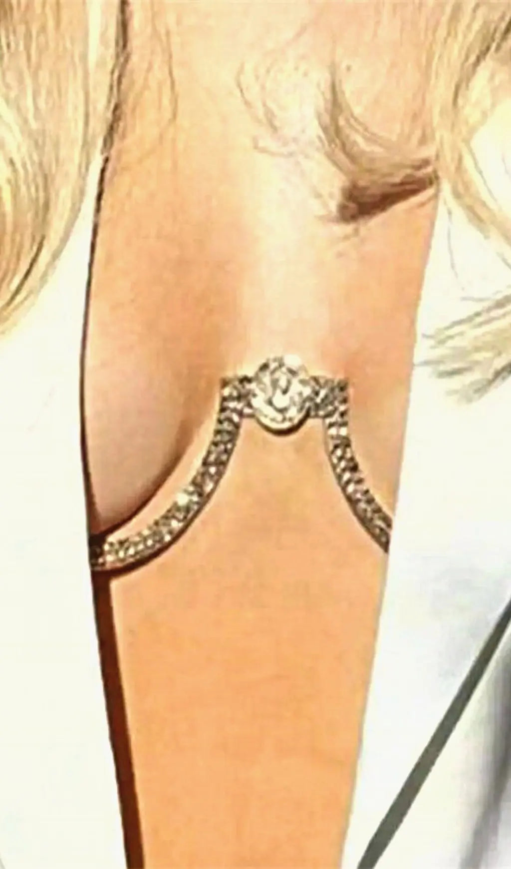 Crystal Coin Body Chain Flowering Girl