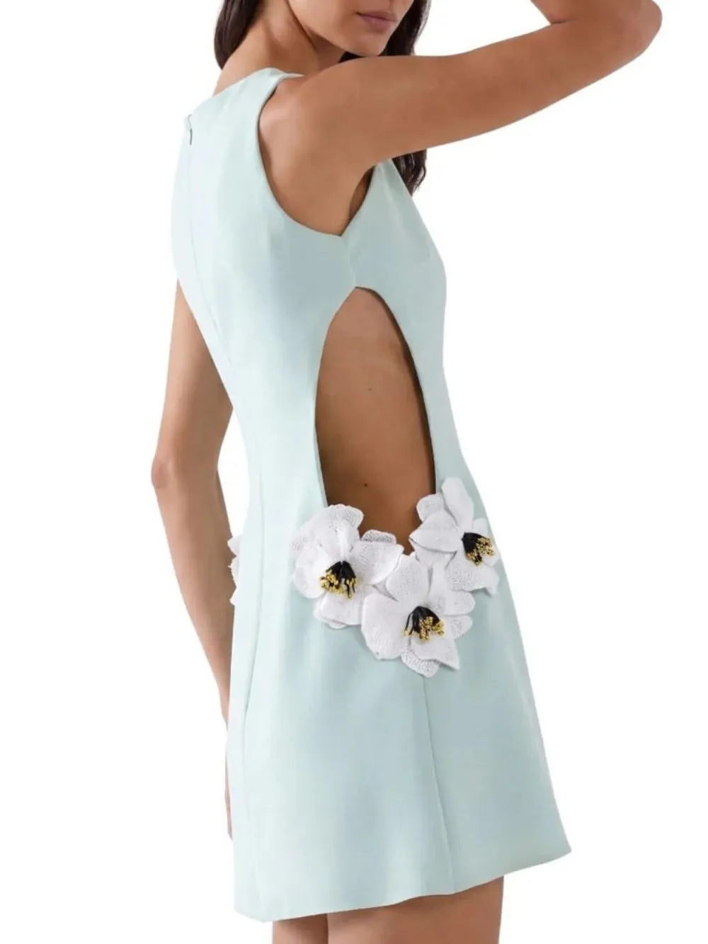 Ingmund Sleeveless Flower Mini Dress Flowering Girl