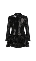 Gerhard Sequin Blazer & Mini Dress Set Flowering Girl