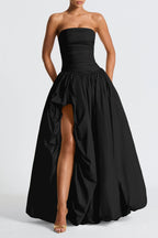 Jillian Maxi Dress - Black Flowering Girl