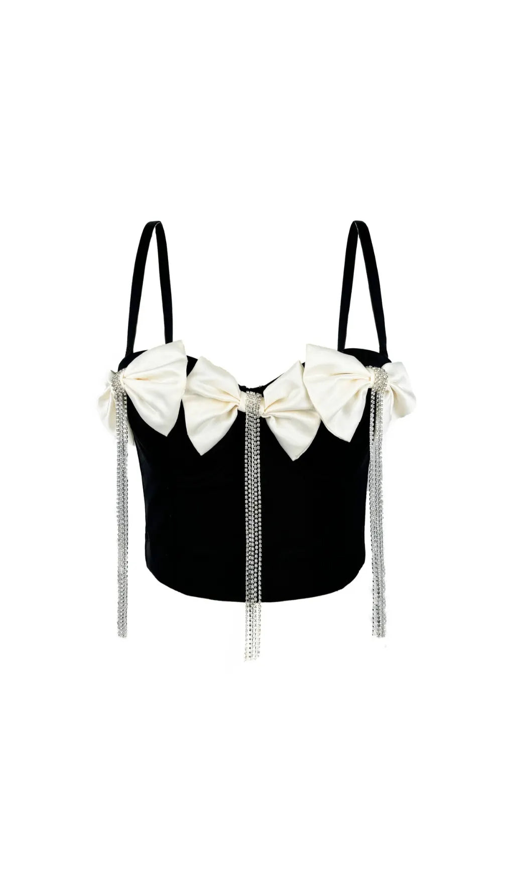 Dua Bow Tassel Crop Top Flowering Girl