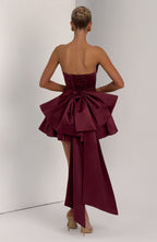 Trinity Mini Dress - Cherry Lacquer Flowering Girl