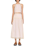 Long Cotton Skirt Flowering Girl