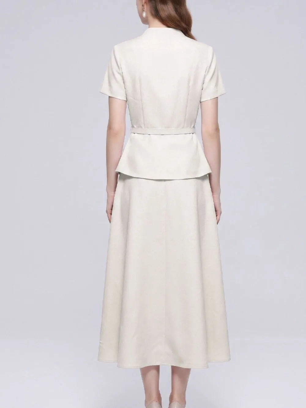 Maryam Short Sleeve Midi Dress Flowering Girl