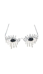 Morrissey Rhinestone Fringe Sunglasses Flowering Girl