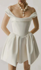 Lettie Off-Shoulder Mini Dress Flowering Girl