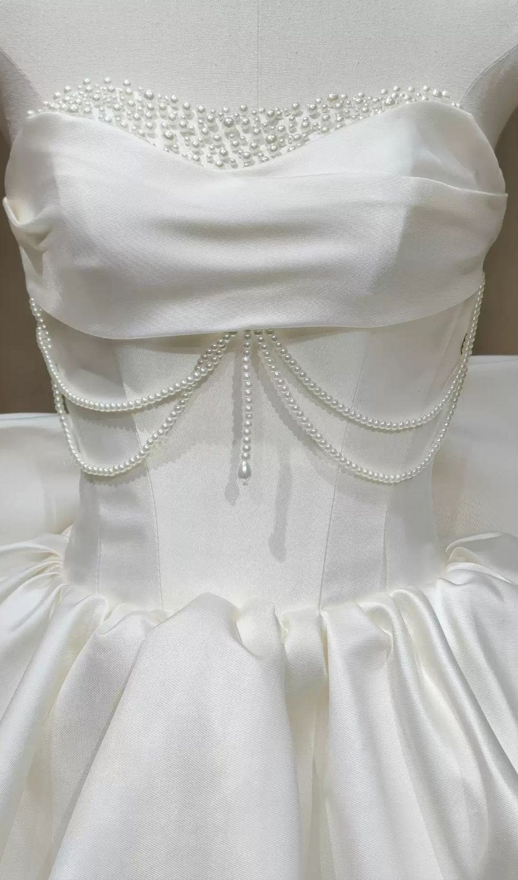 Kukana White Embellished Bow Mini Dress Flowering Girl