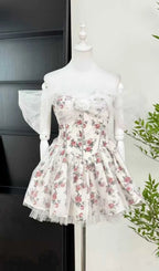 Kassidy Floral Mesh Maxi Dress Flowering Girl