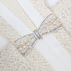 Vicky Cream Sequin Knit Top Flowering Girl