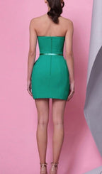 Jaylani Strapless Mini Dress Flowering Girl