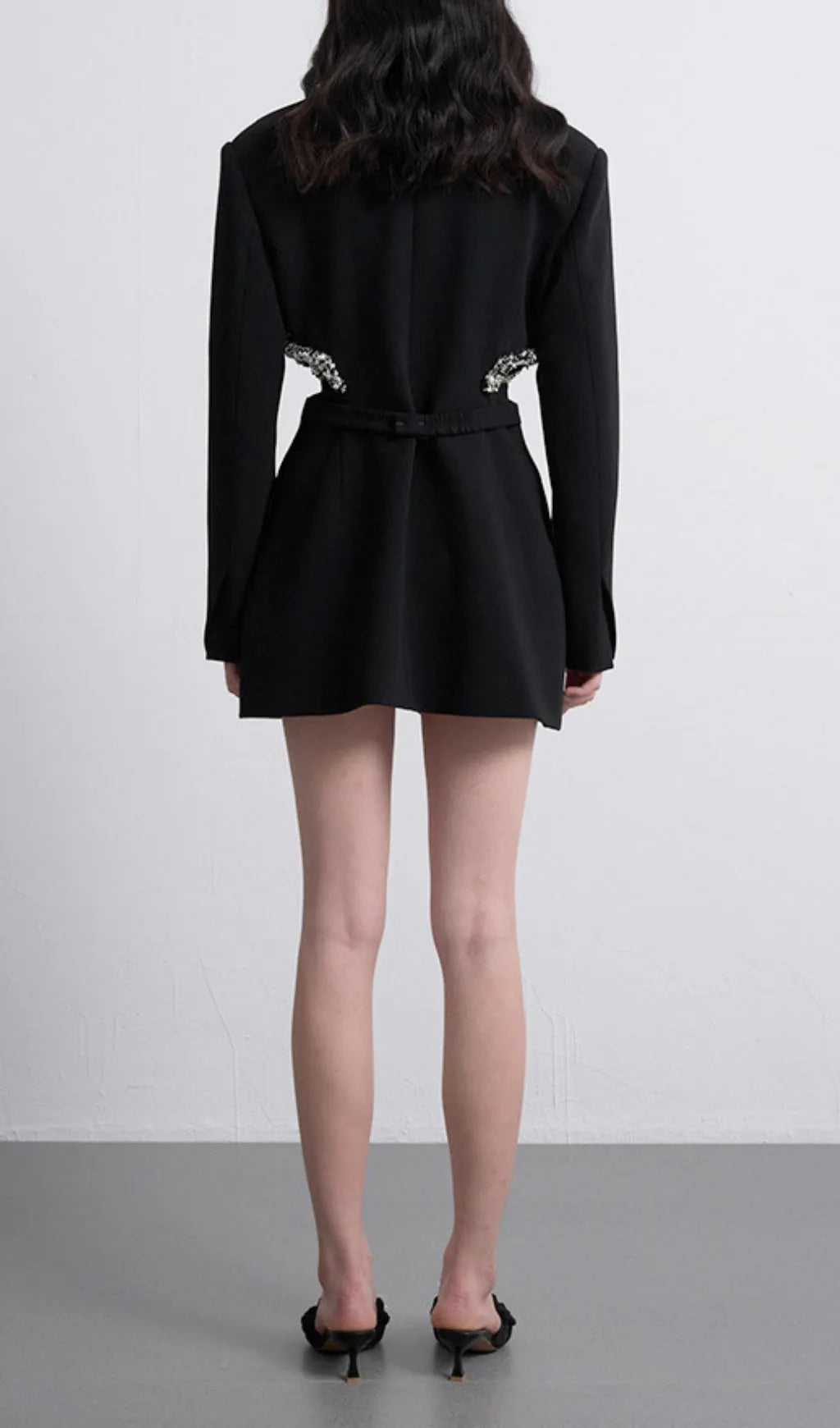 Brenna Diamond Cutout Mini Blazer Dress Flowering Girl