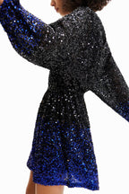 Short Sequin Dress Flowering Girl