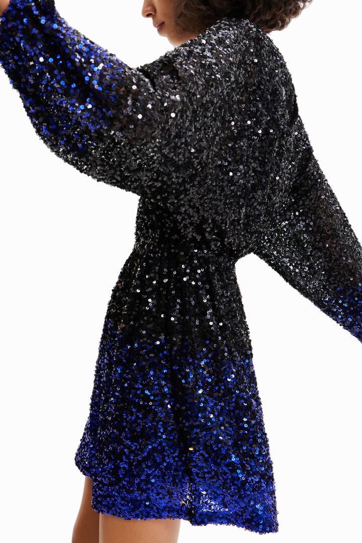 Short Sequin Dress Flowering Girl