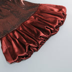 Irén Strapless Sequin Mini Dress Flowering Girl