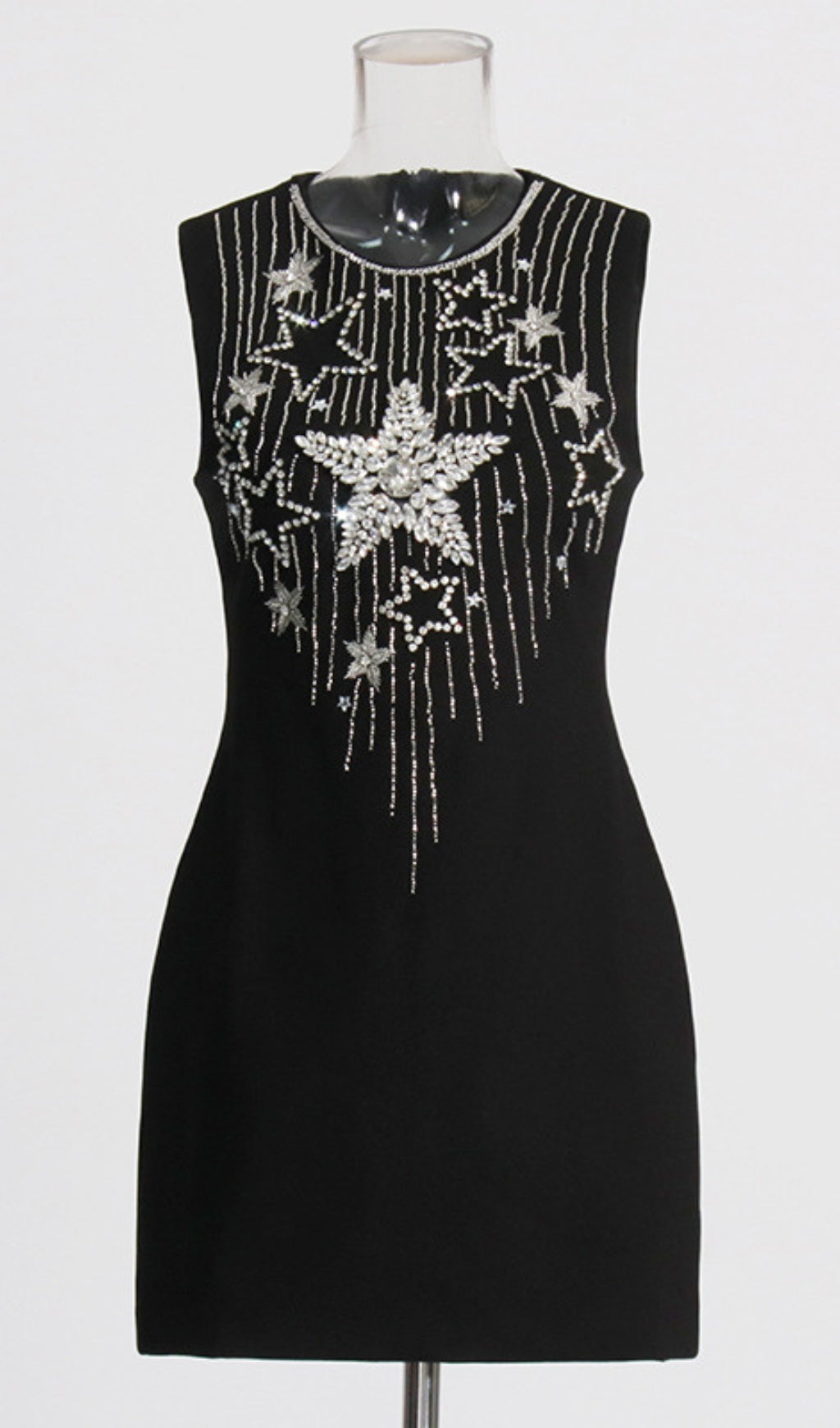 Abelia Stars Embroidered Mini Dress Flowering Girl