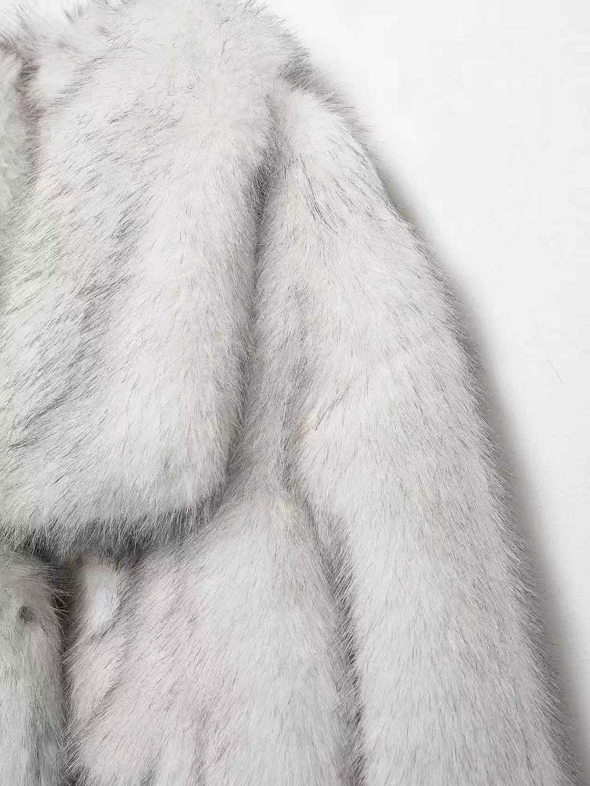 Modesty Gradient Fur Coat Flowering Girl