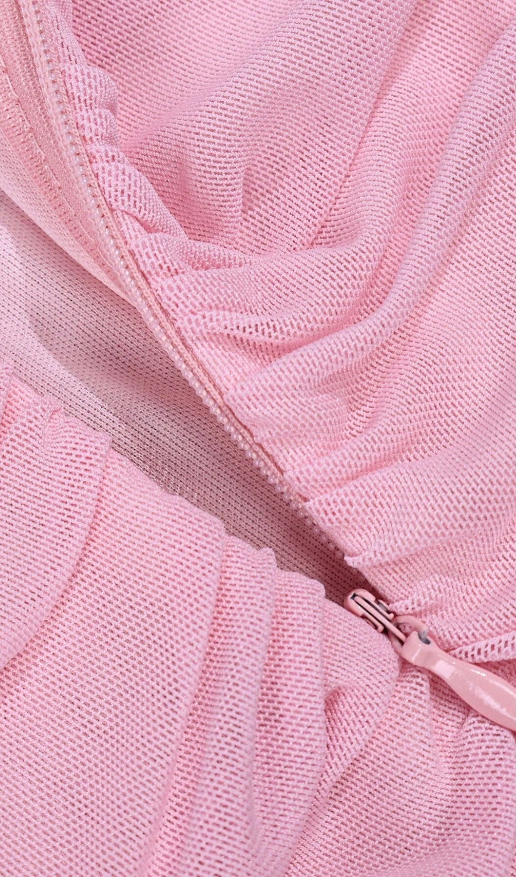 Pink Strapless Ruched Mini Dress Flowering Girl