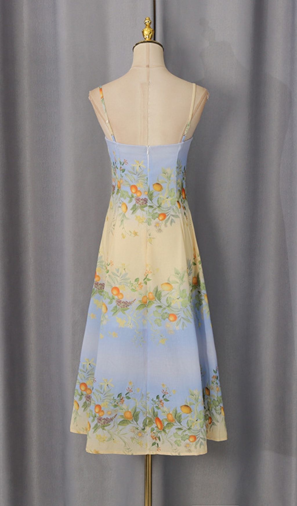 Kevina Strappy Floral Midi Dress Flowering Girl