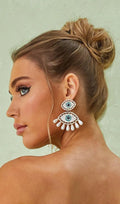 Aeolian Eye Pearls Earrings Flowering Girl