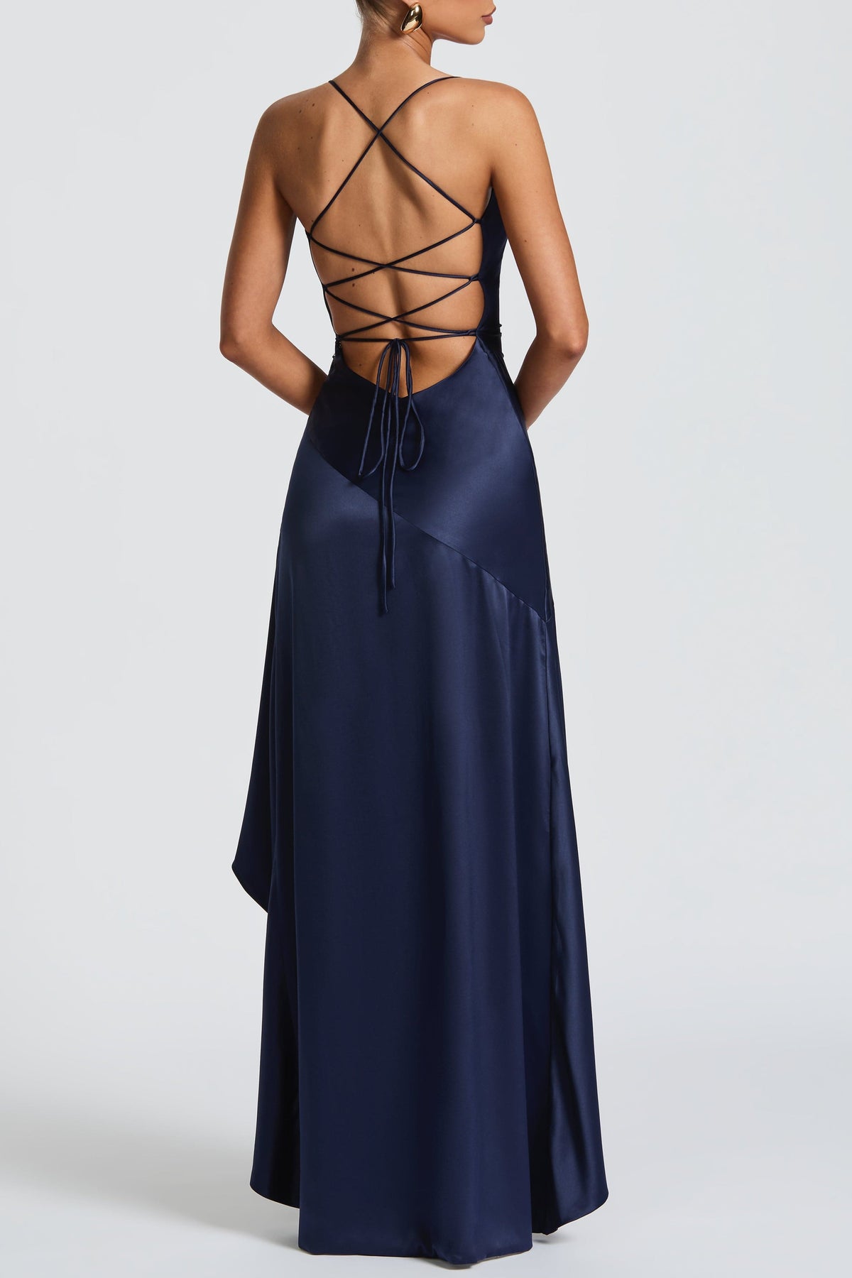 Samira Maxi Dress - Navy Flowering Girl