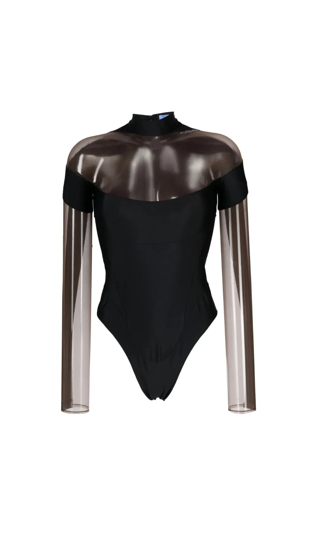 BLACK ILLUSION NECKLINE BODYSUIT Flowering Girl
