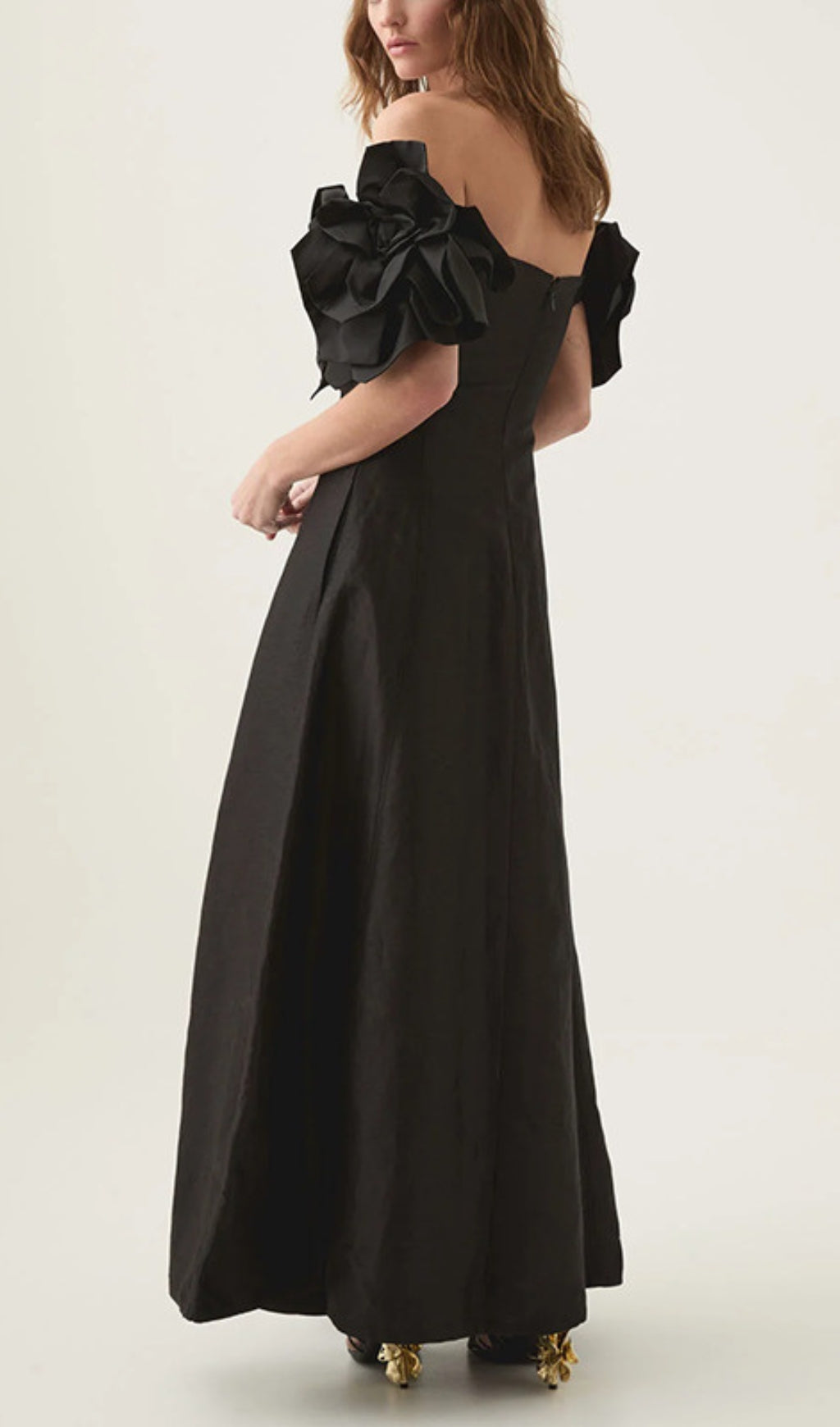 Chabela Flower Off-Shoulder Maxi Dress Flowering Girl