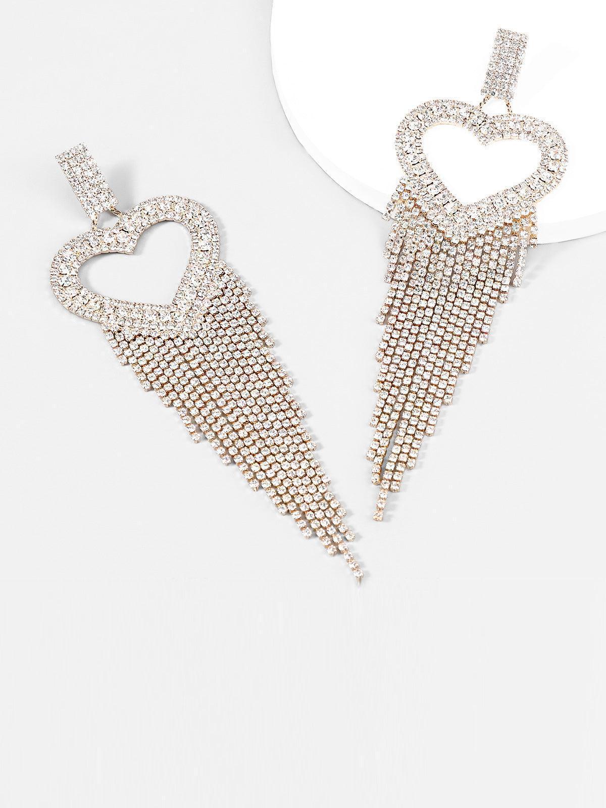 Rory Heart Tassel Earrings Flowering Girl