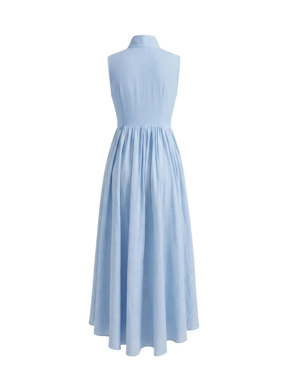 Marcela Blue Sleeveless Maxi Dress Flowering Girl