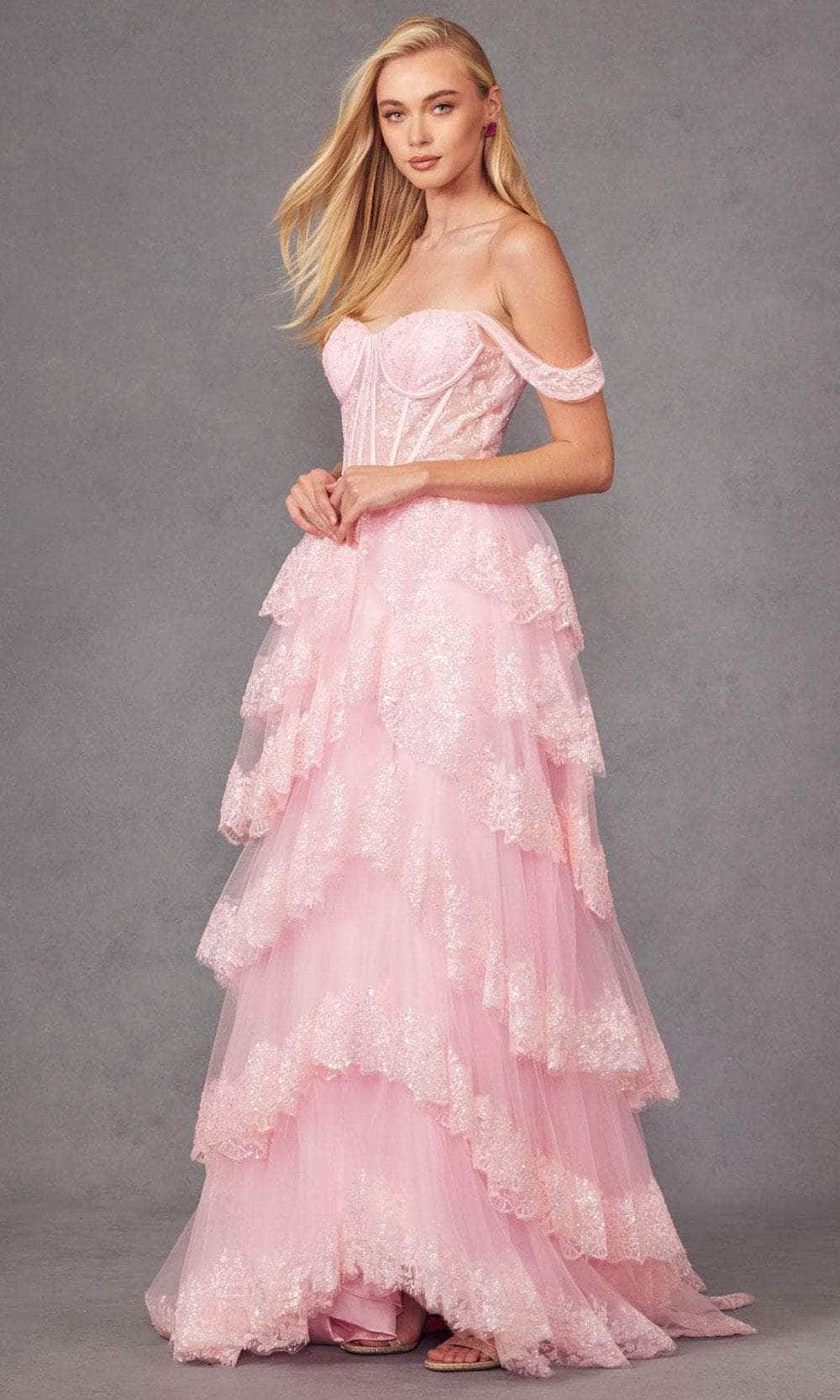 Juliet Dresses - Sequin Lace Sweetheart Prom Gown Flowering Girl