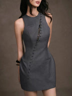 Mîna Sleeveless Lace Mini Dress Flowering Girl