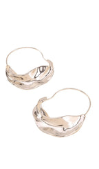 Irregular leaf earrings Flowering Girl
