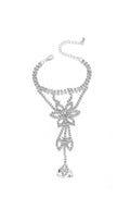 Duchess Rhinestone Interfinger Bracelet Flowering Girl