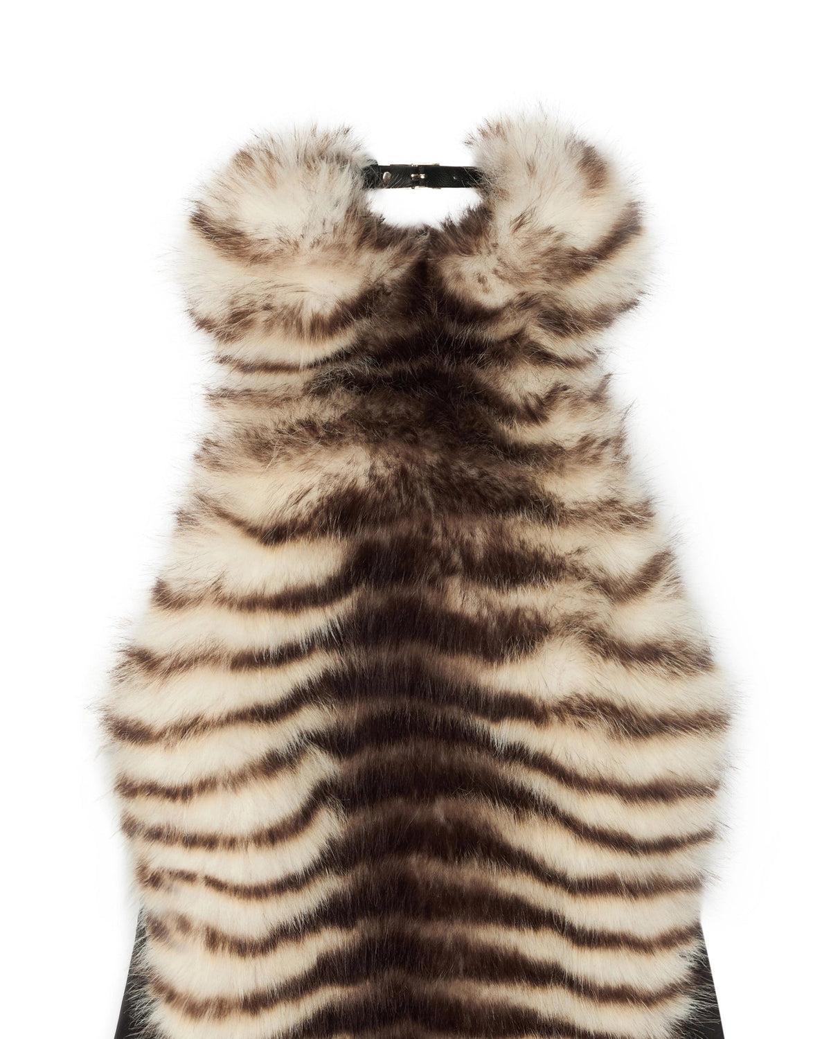 Dora Halter Backless Furry Top Flowering Girl