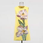 Evalyse Sleeveless Flower Mini Dress Flowering Girl