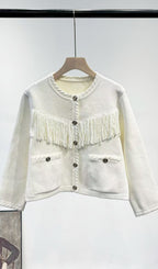 Fringed Cardigan Flowering Girl