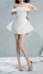Erelah Strapless Bowknot Mini Dress Flowering Girl