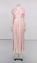 Iyla Ruched Long Sleeve Maxi Dress Flowering Girl