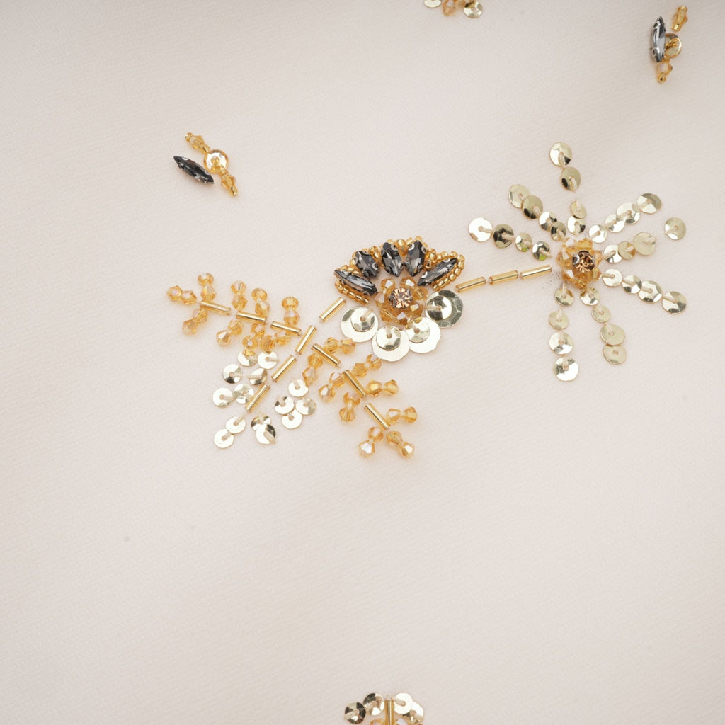 Cyrielle crystal-embellished mini dress Flowering Girl