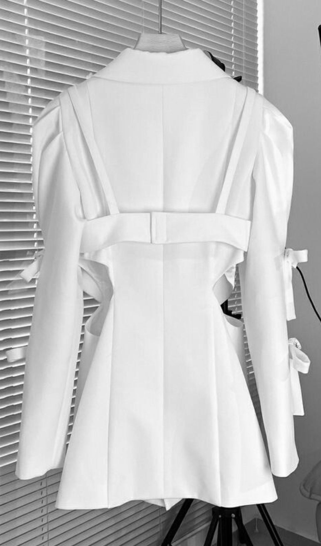 White Bow Waist Suit Dress Flowering Girl