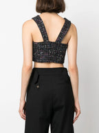 TWEED CROP TOP Flowering Girl