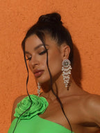 Brioni Pearl Fringe Earrings Flowering Girl