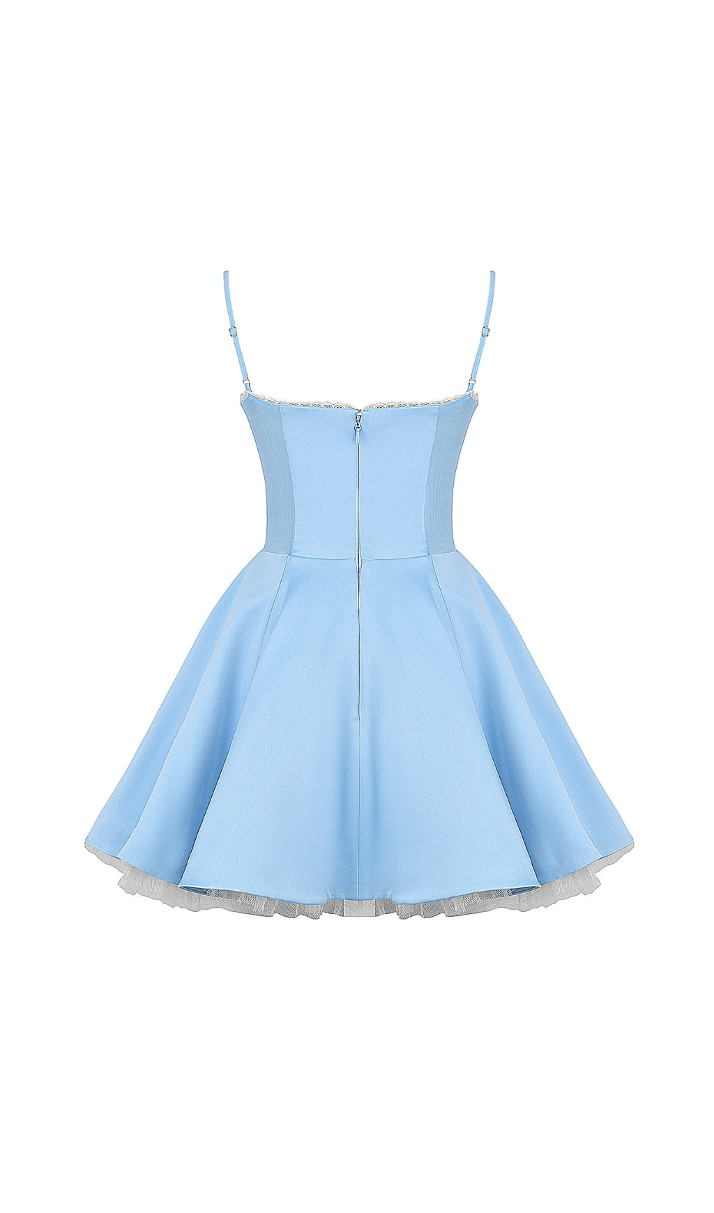 Auberta Blue Strappy Mini Dress Flowering Girl