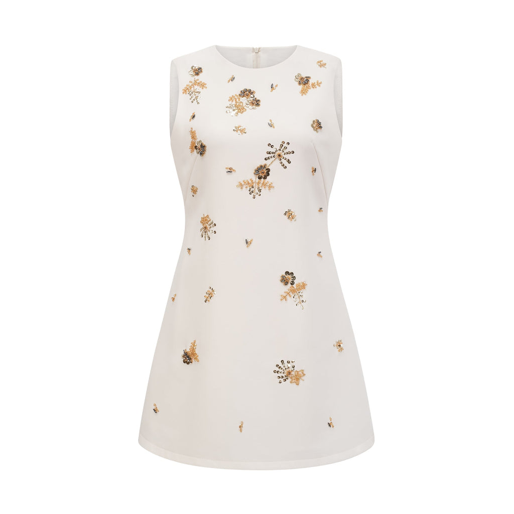Cyrielle crystal-embellished mini dress Flowering Girl