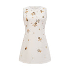 Cyrielle crystal-embellished mini dress Flowering Girl