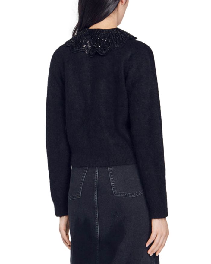 EMBELLISHED COLLAR SWEATER Flowering Girl