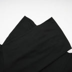 Odette Black Ruched Stretch-Jersey Top Flowering Girl
