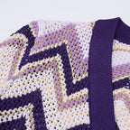 Geoff Knit Cardigan Flowering Girl