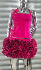 Joslyn Flower Bandage Two-Piece Set Flowering Girl