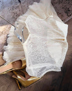 Sarah Lace Mini Dress Flowering Girl