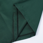 Dark Green Satin-Finish Polyester Or Silk Blend Fit-And-Flare Dirndl Set Flowering Girl